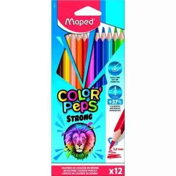 MAPED Color Peps Strong színes ceruza készlet - 12 db-os Alacsony ár