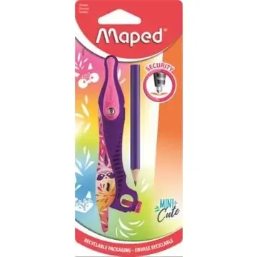 Maped Mini Cute körző, ceruzával és adapterrel - lila Bestseller