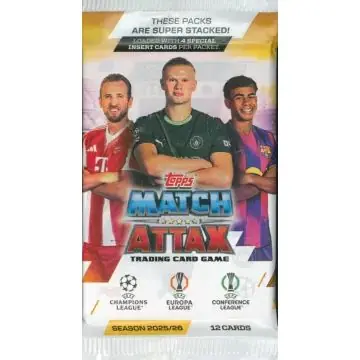 Match Attax 2025/26 – Alap kártyacsomag Csak ma