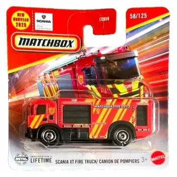 Expressz szállítás Matchbox kisautó - Scania XT Fire Truck