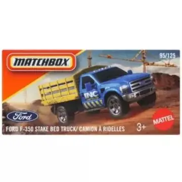 Matchbox Kisautó papírdobozban - Ford F-350 Stake Bed Truck Outlet