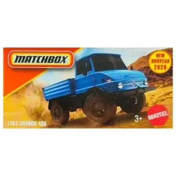 Prémium Matchbox Kisautó papírdobozban 1963 Unimog 406