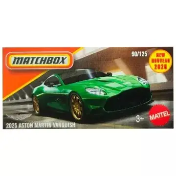 Matchbox Kisautó papírdobozban 2025 Aston Martin Vanquish Különleges ajánlat