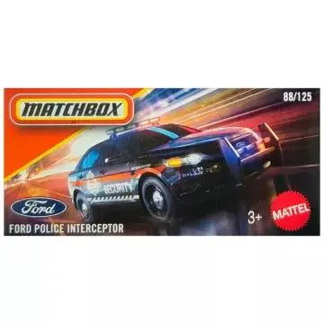 Exkluzív ajánlat Matchbox Kisautó papírdobozban Ford Police Interceptor