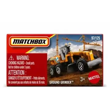 Prémium Matchbox Kisautó papírdobozban Ground Grinder