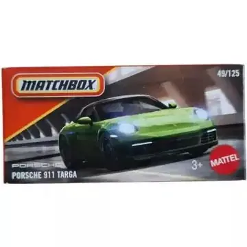 Matchbox Kisautó papírdobozban Porsche 911 Targa Akció