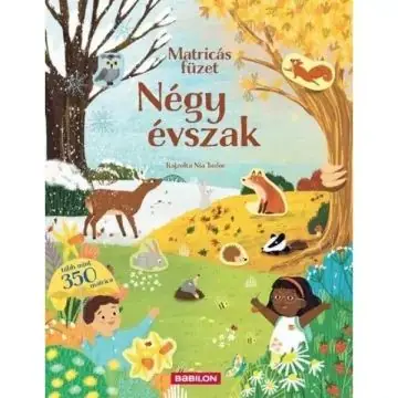 Matricás füzet - Négy évszak - Több mint 350 matrica Biztonságos vásárlás