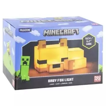 Azonnal elérhető Minecraft 3D-s Róka lámpa