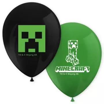 Minecraft Creeper lufi csomag - 8 db-os Kedvezmény