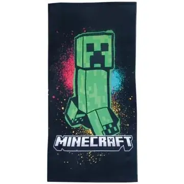 Minecraft Fürdőlepedő - 70 x 140 cm, 100% pamut Gyors szállítás