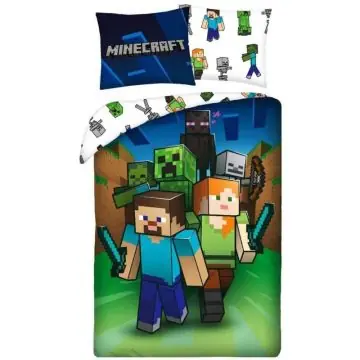 Minecraft Kétrészes ágyneműhuzat szett - 140 x 200 cm Legkelendőbb