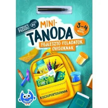 Gyors kiszállítás Minitanoda letörölhető filccel - 3-4 éves kortól