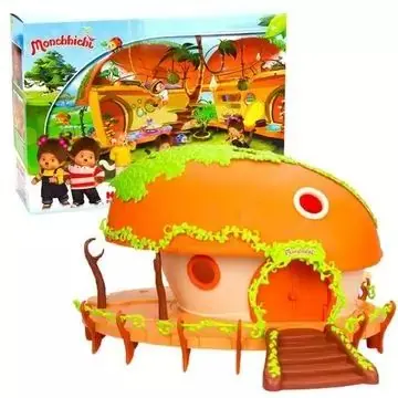 Monchhichi Deluxe ház játékszett - óriás méret Árengedmény