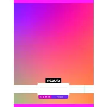 Árcsökkenés Monochrome és Gradient I. mintás vonalas füzet, A4 - többféle