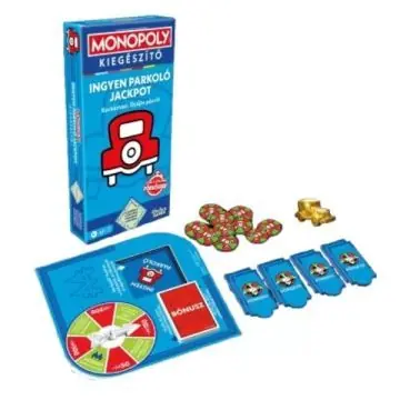 Szuper ajánlat Monopoly Ingyen parkoló jackpot társasjáték kiegészítő