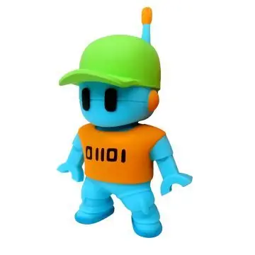 Monsterflex Stumble Guys 2. széria nyújtható figura - Robot Guy Olcsó