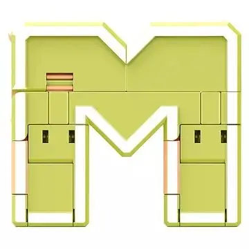 Népszerű Morphers betűk M - Elefánt figura