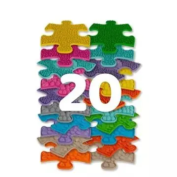Muffik Szenzoros ortopédiai mini puzzle szőnyeg szett - 20 db-os Vedd meg online