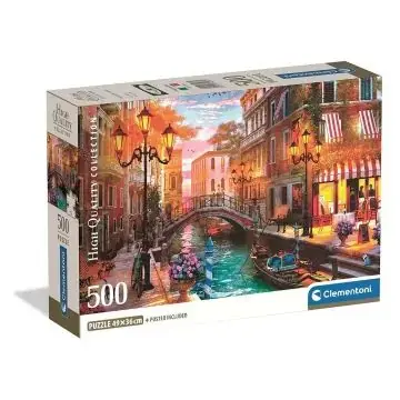 Naplemente Velencében puzzle - 500 darabos Alacsony ár