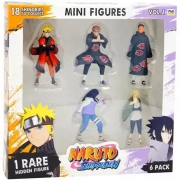 Naruto Shippuden Gyűjthető Figurakészlet, 6 darabos Korlátozott ajánlat