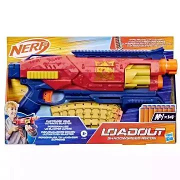 Szezonális akció Nerf Loadout Shadowspeed Recon szivacslövő fegyver
