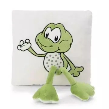 Olcsó Nici Green Fridolin béka párna, szögletes - 30 x 30 cm