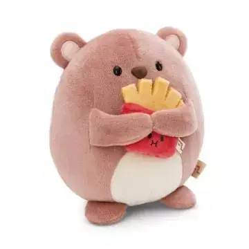 Vásárlói kedvenc Nici MyMochi Nomo plüss maci, sült krumplival - 27 cm