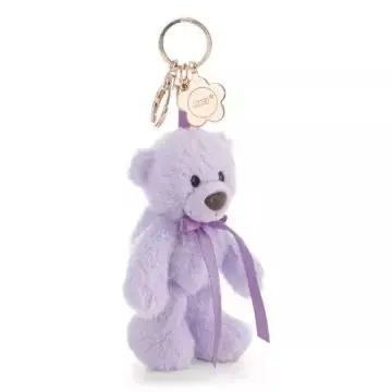 Nici Finni, a maci plüss kulcstartó - 13 cm, lila Alacsony ár