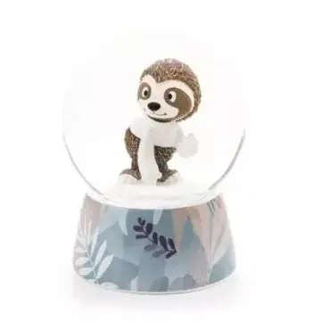 Vásárlói kedvenc Nici Izzy Icetumbler lajhár hógömb - 6,5 cm