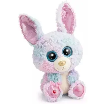 Azonnali szállítás Nici Mellie, a szivárványos nyuszi plüssfigura - 35 cm