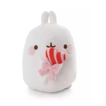 Azonnal elérhető Nici Molang, a nyuszi nyalókával plüssfigura - 48 cm