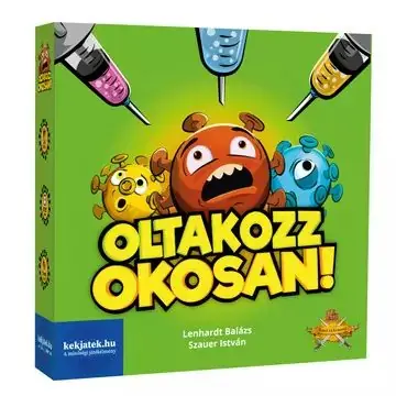 Újdonság Oltakozz okosan! társasjáték
