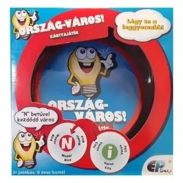 Vedd meg most Ország-Város kártyajáték