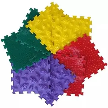 Ne maradj le Ortho Puzzle Ortopédiai masszázs szőnyeg szett, 8 darabos - Erdő