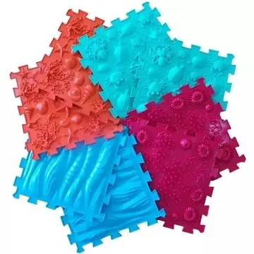 Ortho Puzzle Ortopédiai masszázs szőnyeg szett, 8 darabos - Tenger Árcsökkenés