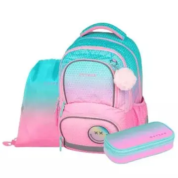 Oxy Next Ombre Pink iskolatáska szett 2-4. osztályosoknak - 3 db-os Vedd meg most