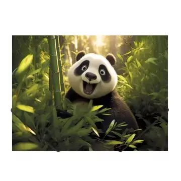 Vásárlói kedvenc Panda mintás gumis mappa - A/4-es