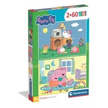 Legjobb ár Peppa malac puzzle - 2 x 60 darabos