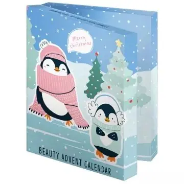 Pingvinek a hóban adventi szépségkalendárium Outlet