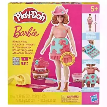 Kiárusítás Play-Doh Barbie Virágok és rojtok divatkészlet - Cowboy CSOMAGOLÁSSÉRÜLT