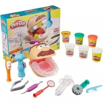 Gyors kiszállítás Play-Doh Fogászat és fogszabályzás gyurmaszett 6 tégely gyurmával