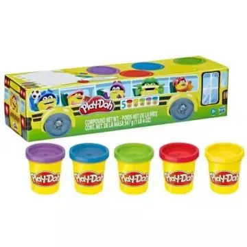 Play-Doh Kezdődik a suli gyurma csomag - 5 db-os CSOMAGOLÁSSÉRÜLT Legnépszerűbb