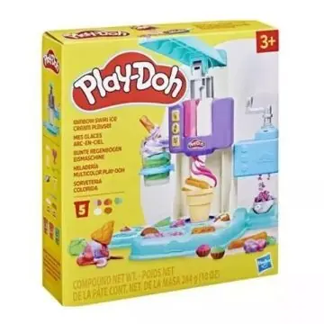 Play-Doh Szivárványos fagylalt játékkészlet CSOMAGOLÁSSÉRÜLT Expressz szállítás
