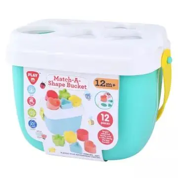 Utolsó esély Playgo Formaválogató játék vödörben, 12 db-os