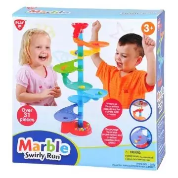 Kihagyhatatlan ajánlat Playgo Spirál golyópálya - 31 darabos