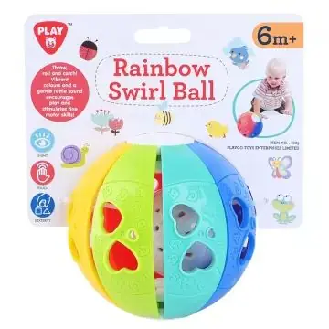 Outlet Playgo Szivárvány színű foglalkoztató labda