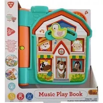 Playgo Zenélő foglalkoztató könyv Szuper akció
