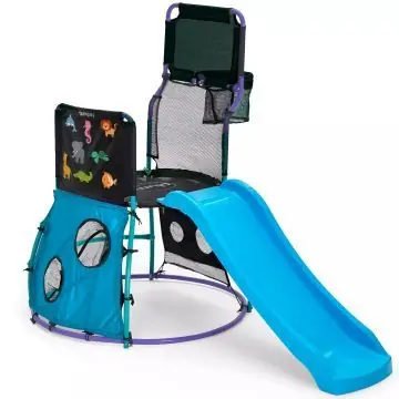 Legkelendőbb Plum My First Activity Tower Játszótorony csúszdával és kosárpalánkkal - 260 x 100 x 143 cm
