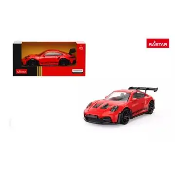 Porsche 911 GT3 RS fém kisautó 1 43, piros Exkluzív ajánlat