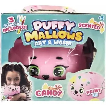 Puffy Mallows - Pufók mályvacukor állatka Candy - pink, többféle Bestseller
